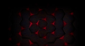 Hexagon background dark